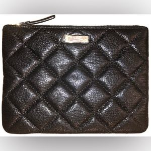 New Kate Spade Black Shimmery Makeup Bag